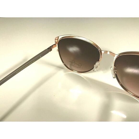 JESSICA SIMPSON J5316 Nude CAT EYE Womens Sunglasses Matte Nude Rose Gold $55+ - Picture 4 of 7